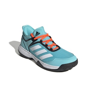 adidas Buty tenisowe Ubersonic 4 Allcourt aquablau Dziecięce